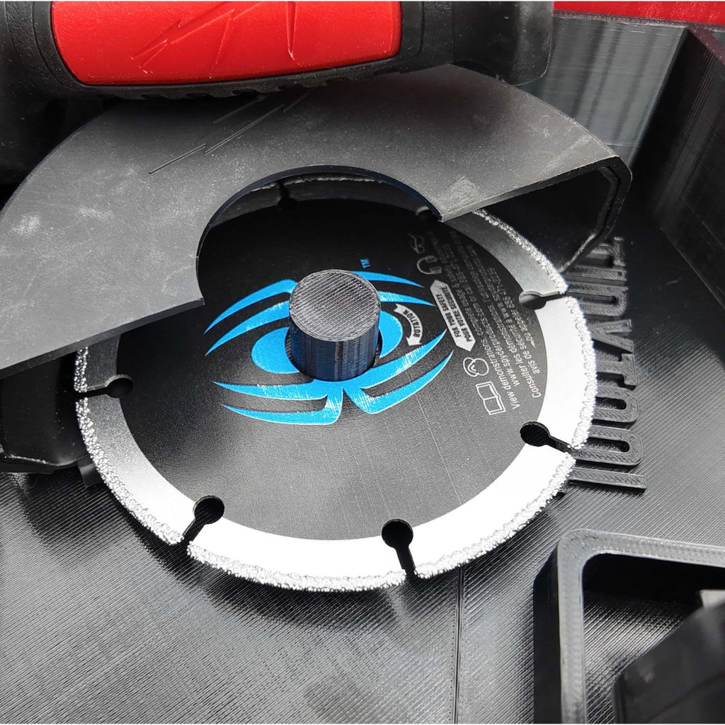 Milwaukee M18 Flex /Winkelschleifer Organizer Einsatz – Packout Compact 3D Druck4
