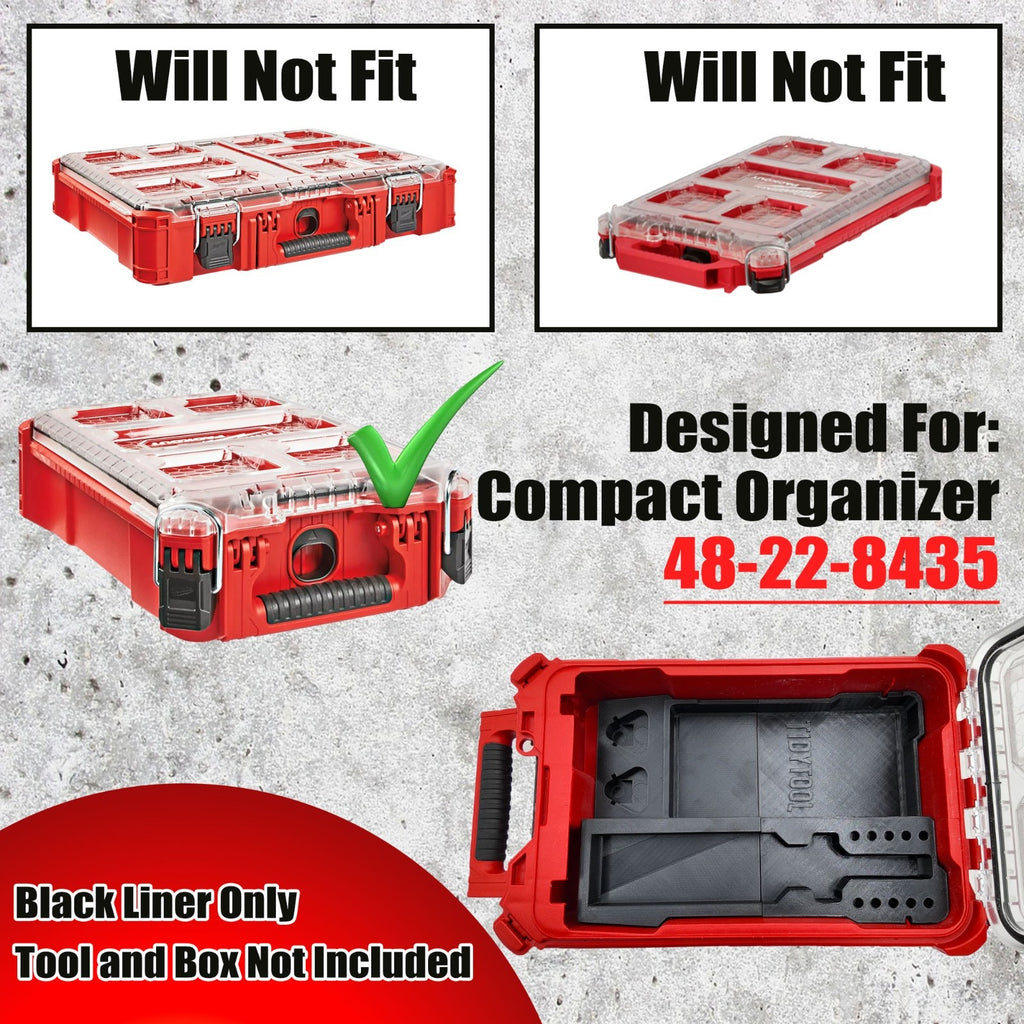 Milwaukee M12 Lötkolben Organizer Einsatz – Packout Compact 3D Druck1