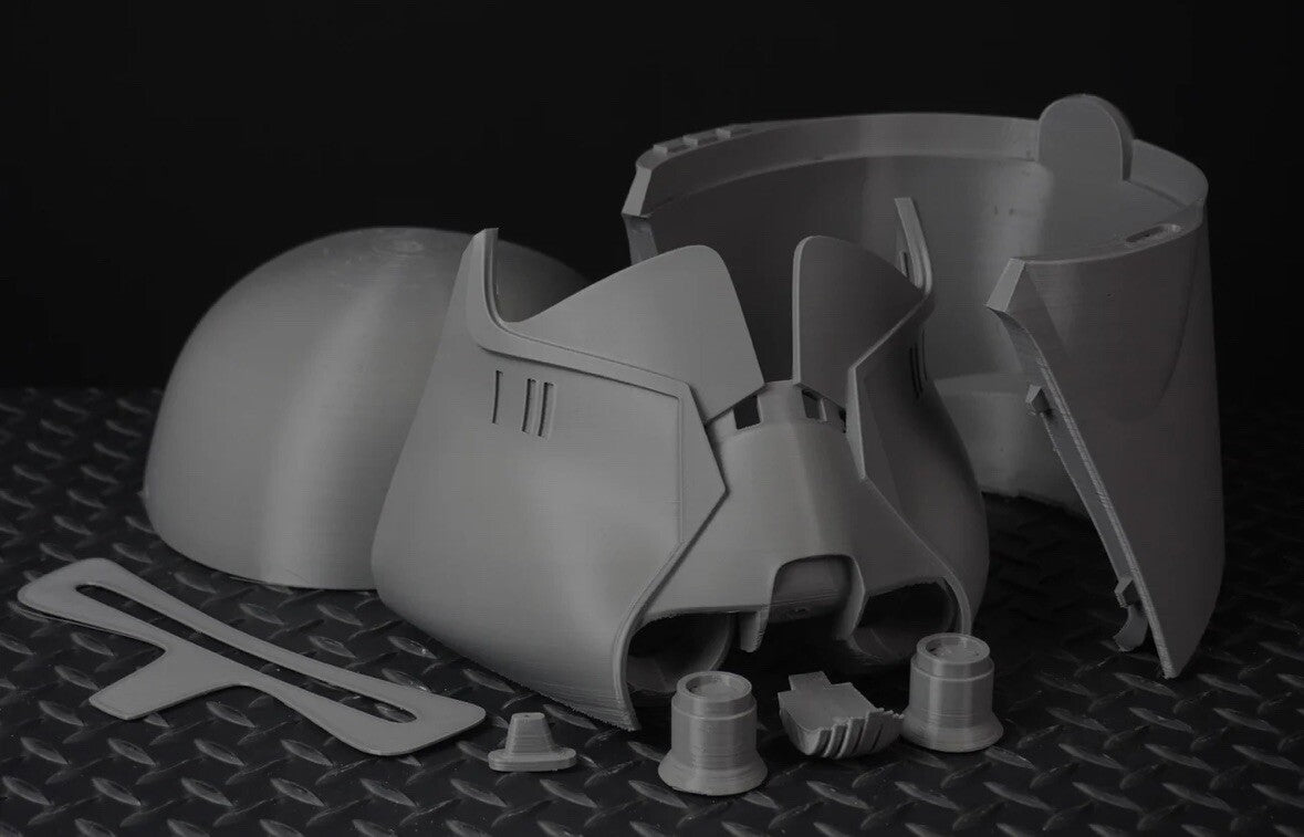 Star Wars Commander Bacara Clone Phase 2 Helmet Life Size | 3D Cosplay Prop2