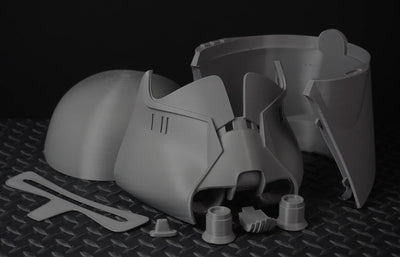 Commander Bacara Clone Phase 2 Helm – Star Wars Cosplay DIY Kit – Ansicht 3