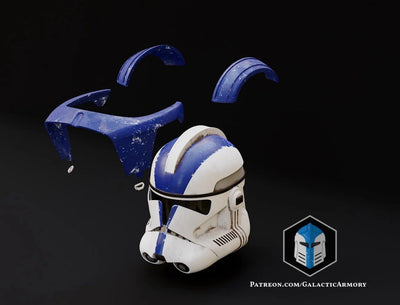 Clone Trooper Heavy Phase 2 Helm – Star Wars Cosplay DIY Kit – Ansicht 8