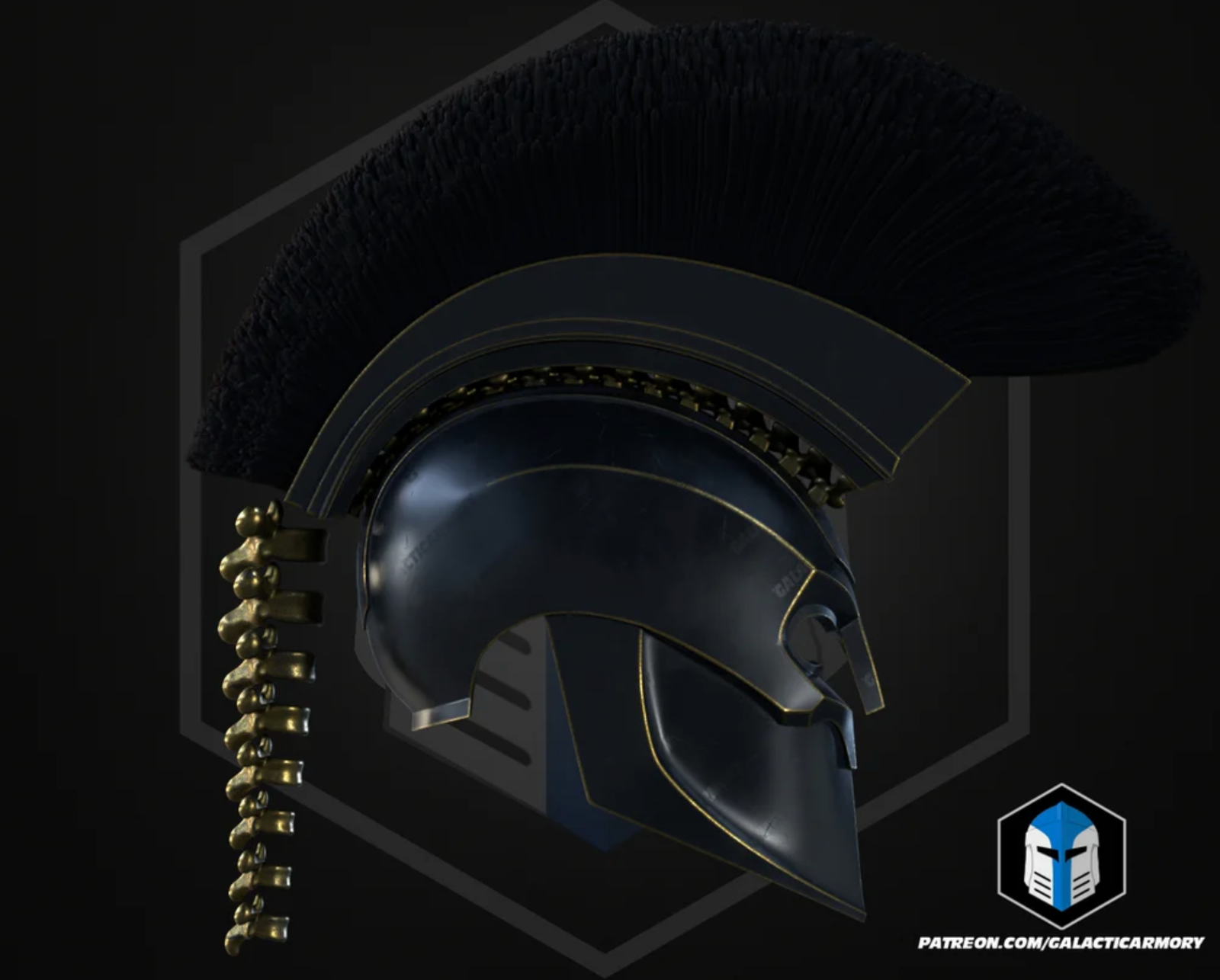 The Odyssey König Agamemnon Helm | 3D Cosplay Prop DIY | King Agamemnon Helmet7