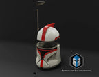 Clone Trooper Helm Phase 1 Commander/Captain Star Wars DIY Cosplay Maßstab 1:17