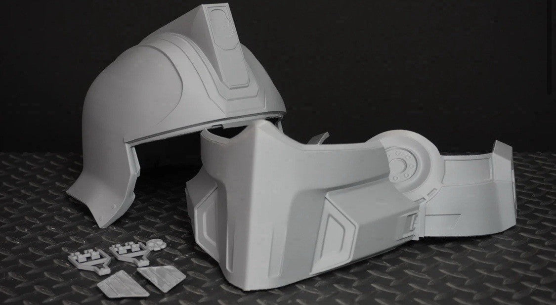 Helldivers 2 Hero of the Federation Helm Cosplay DIY Maßstab 1:12