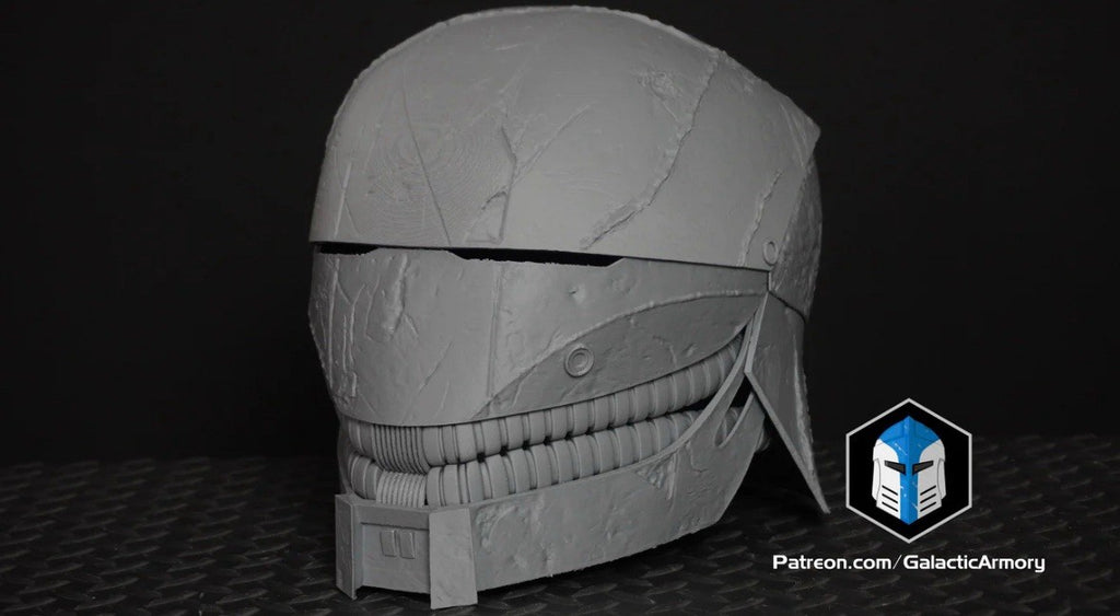 Acolyte Stranger Helm Star Wars Maßstab 1:1 DIY Helmet1