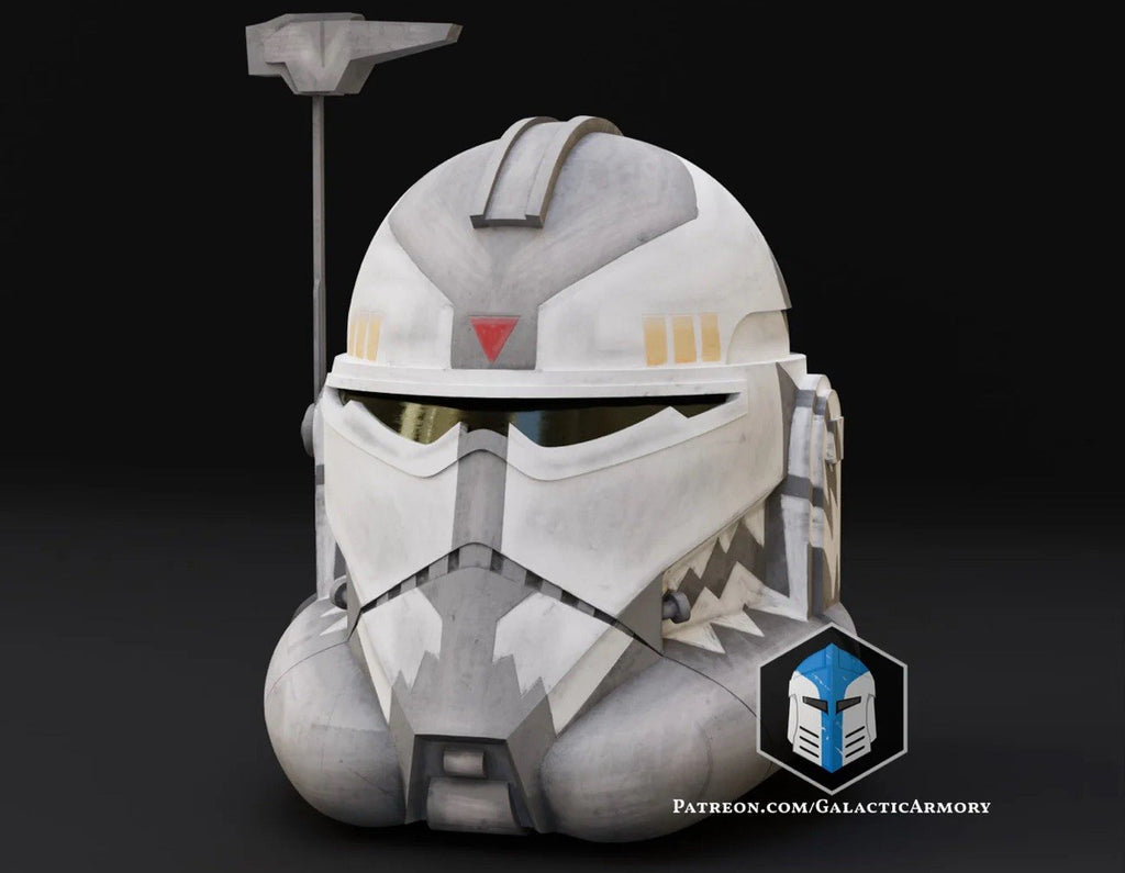 Star Wars Commander Wolffe Clone Phase 2 Helmet Life Size | 3D Cosplay Prop0