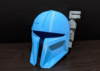 Heavy Mandalorian Helm – Star Wars Cosplay DIY Kit – Ansicht 2