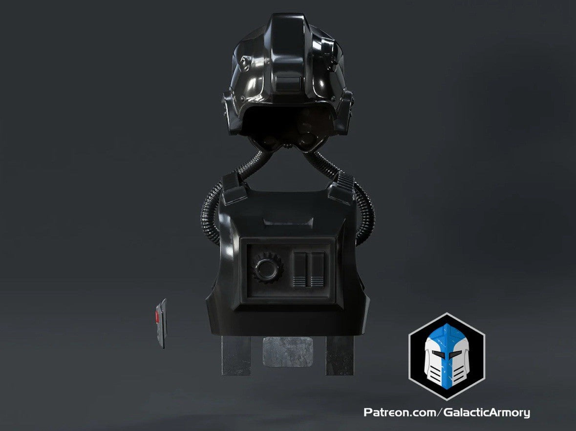 Tie Fighter Pilot Rüstung ohne Helm Star Wars DIY Cosplay Maßstab 1:110