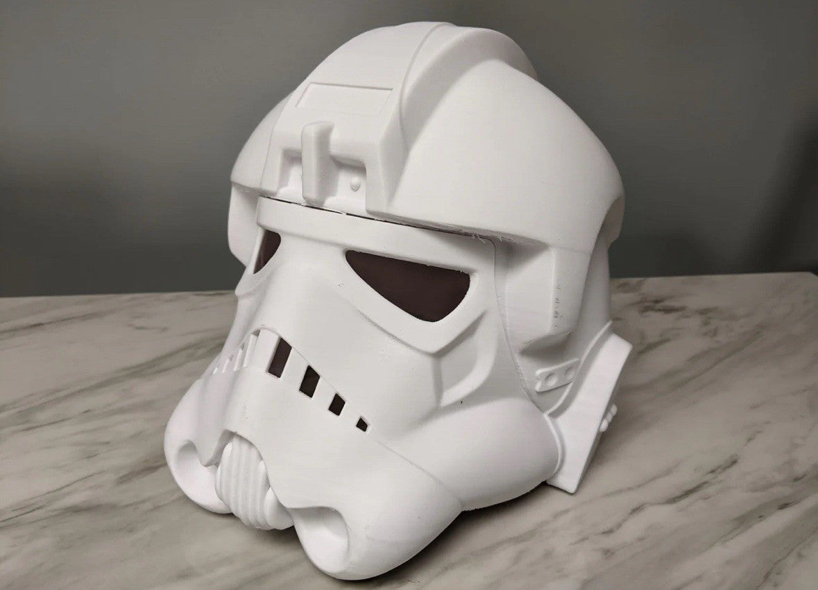 Tie Fighter Pilot Helmet Star Wars Life Size | 3D Cosplay Prop DIY3