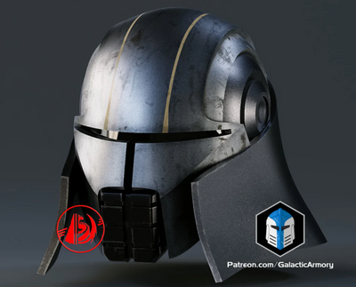 Lord Starkiller Helm – Star Wars Cosplay DIY Kit – Ansicht 1