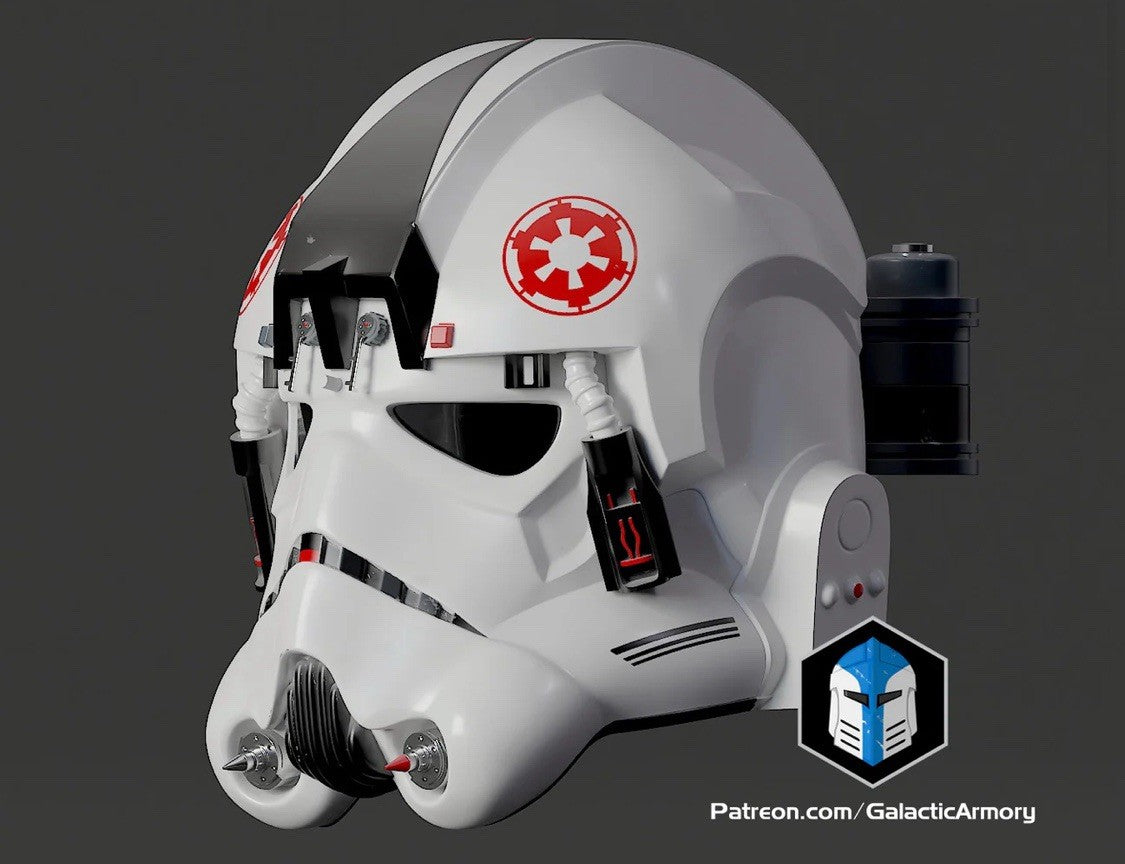 AT-AT Fahrer Helm Hauptteil in einem Stück Star Wars Cosplay DIY Maßstab 1:15