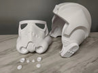 Tie Fighter Pilot Rüstung mit Helm Star Wars DIY Cosplay Maßstab 1:16