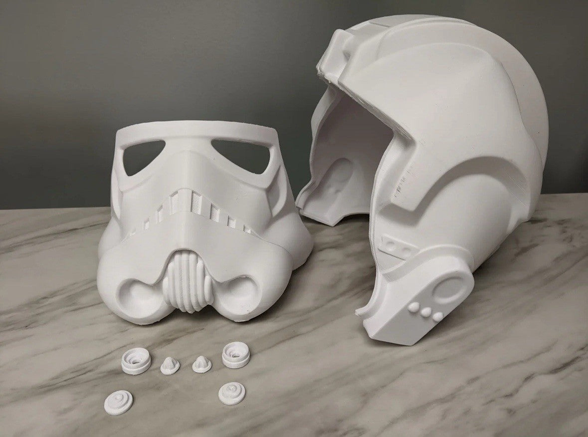 Tie Fighter Pilot Rüstung mit Helm Star Wars DIY Cosplay Maßstab 1:16