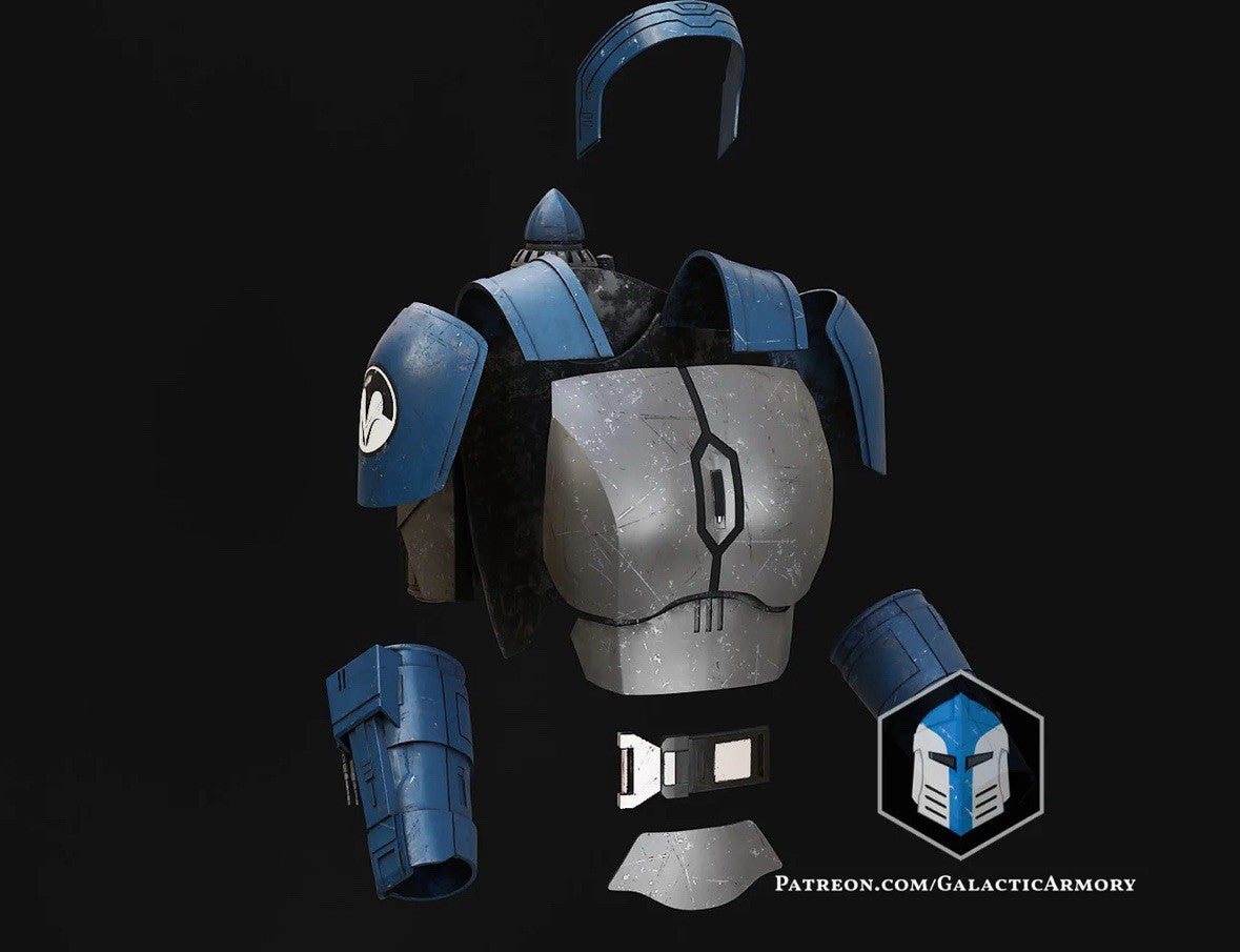 Bo Katan Rüstung mit Jetpack Star Wars DIY Cosplay Maßstab 1:112
