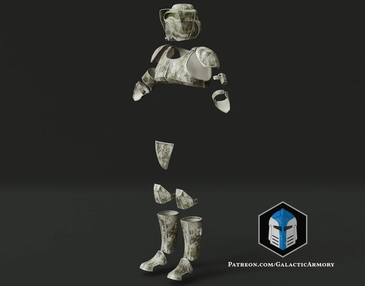 Kashyyyk Trooper 41st Fan Rüstung – Star Wars Cosplay DIY Kit – Ansicht 5