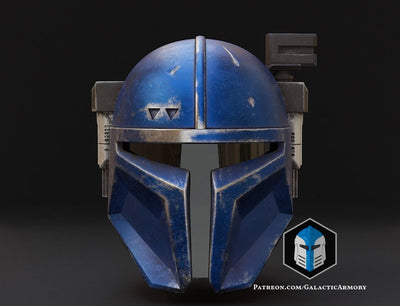 Heavy Mandalorian Helm – Star Wars Cosplay DIY Kit – Ansicht 8