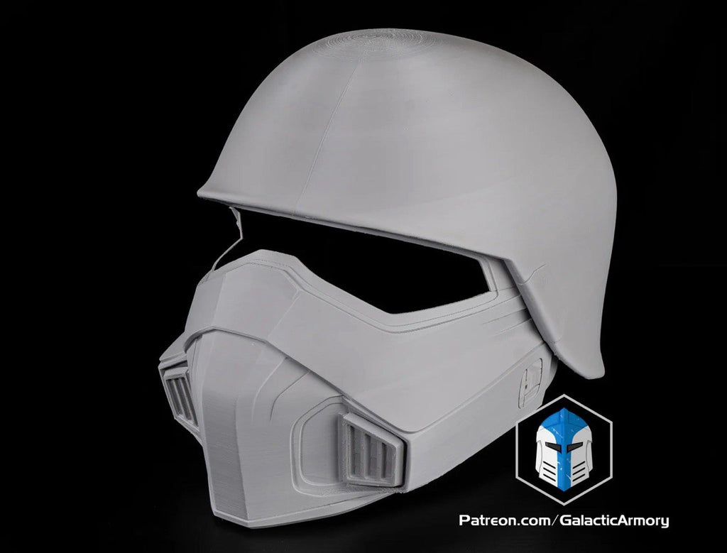 Helldivers 2 Light Gunner Helm Cosplay DIY Maßstab 1:11