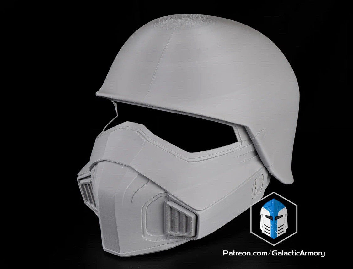 Helldivers 2 Light Gunner Helm Cosplay DIY Maßstab 1:11