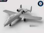 F 22 Raptor 1:32, A 10 Warthog 1:32 3D Druck Modell Flugzeuge DIY Kit2