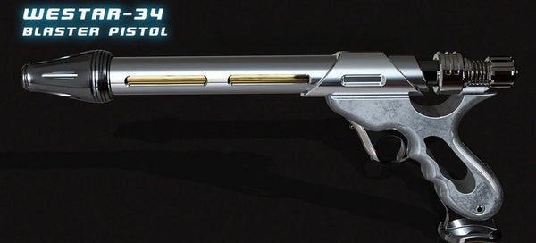 Jango Fetts Westar 34 Blaster 21cm - inspiriert von Star Wars - DIY Kit