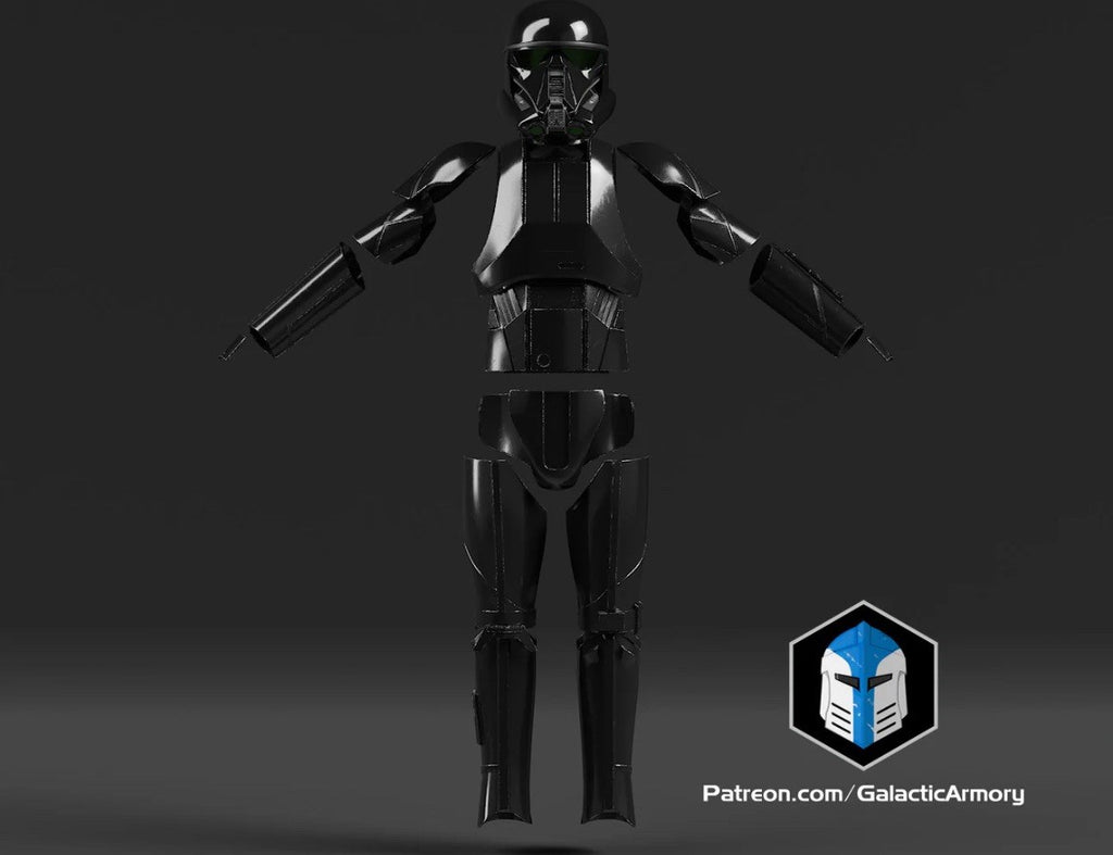 Death Trooper Rüstung ohne Helm Star Wars Life Size | 3D Cosplay Prop DIY armor0