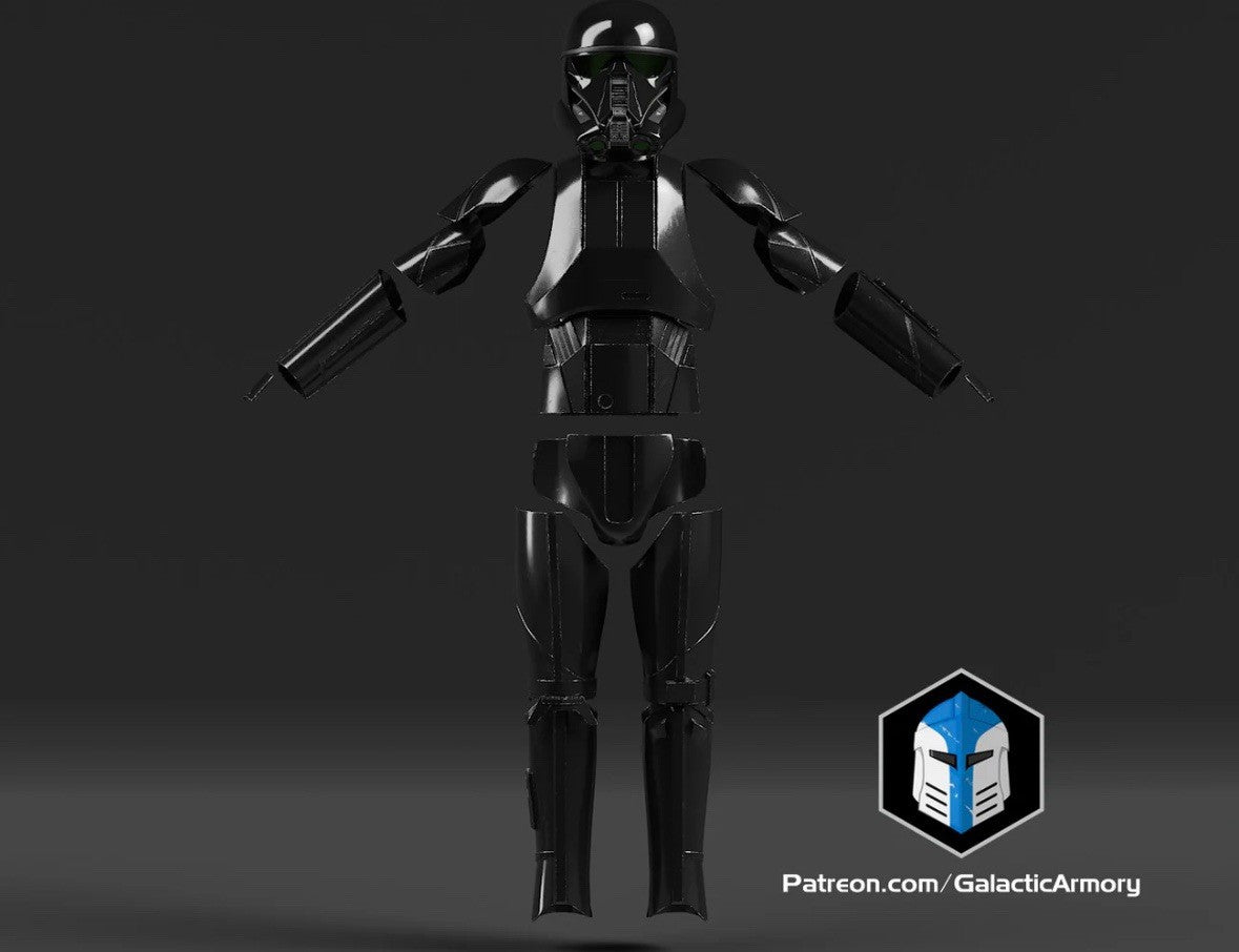 Death Trooper Rüstung ohne Helm Star Wars Life Size | 3D Cosplay Prop DIY armor0