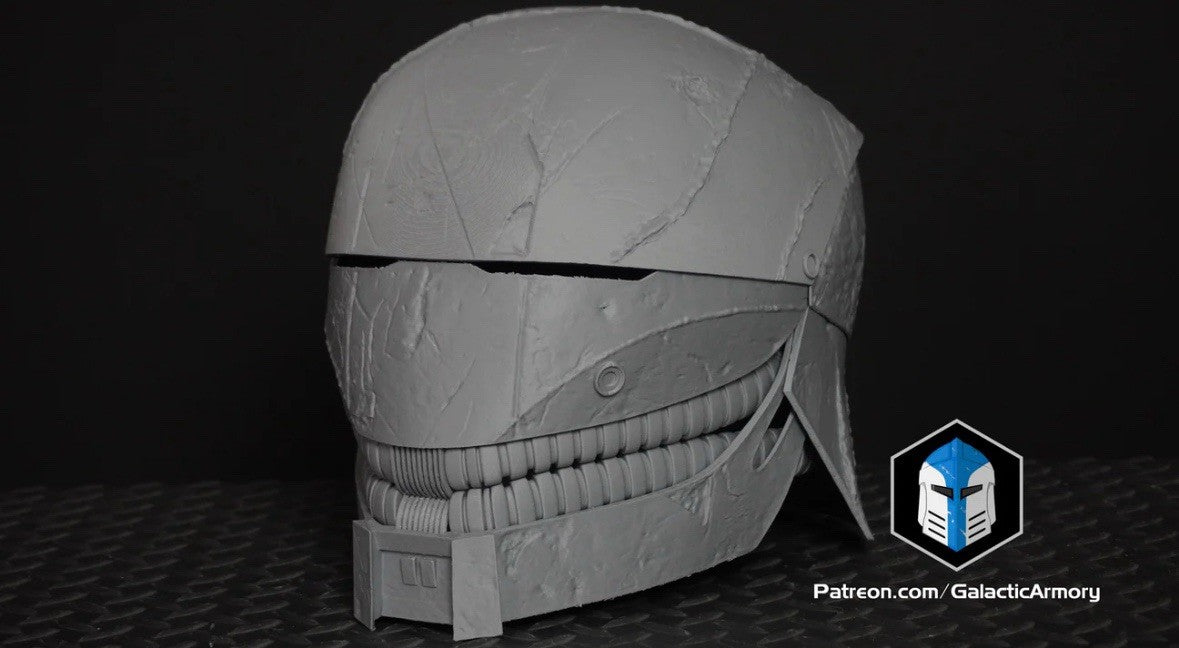 Acolyte Stranger Helm in einem Stück Star Wars Cosplay DIY Maßstab 1:12