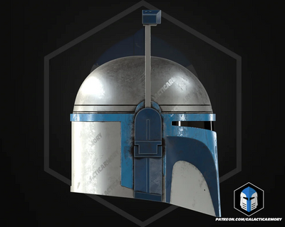 Jango Fett AOTC Fan Helm – Star Wars Cosplay DIY Kit – Ansicht 9