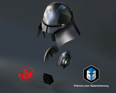 Lord Starkiller Helm – Star Wars Cosplay DIY Kit – Ansicht 2