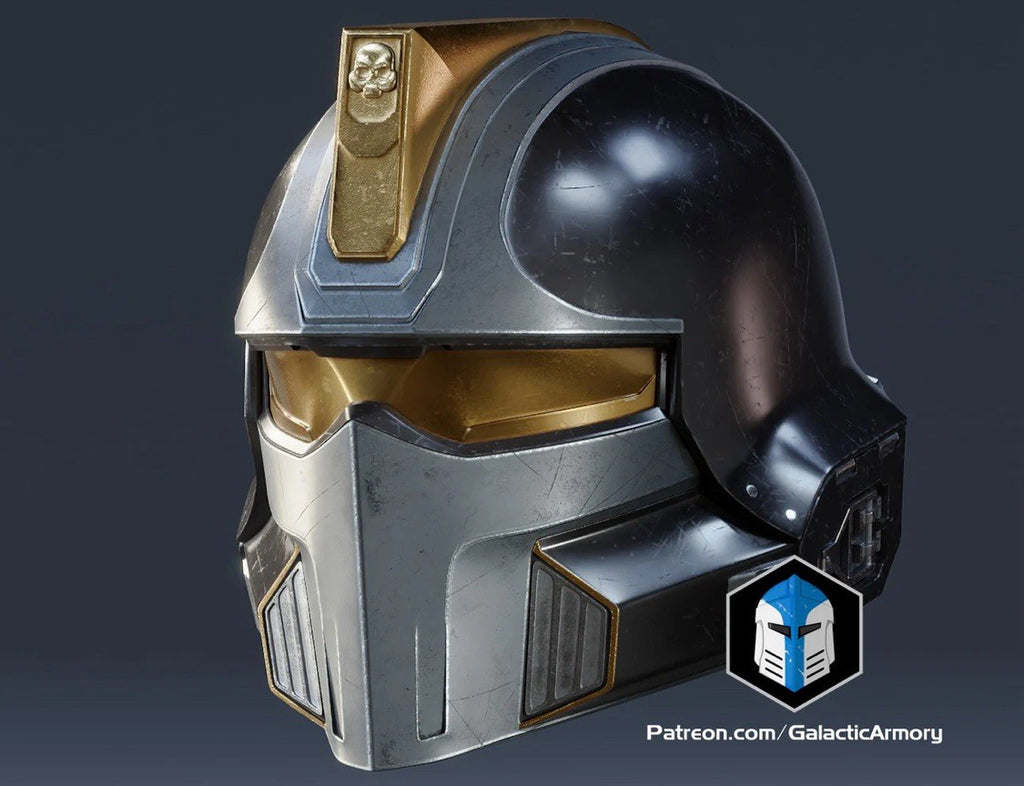 Helldivers 2 Hero of the Federation Helm Cosplay DIY Maßstab 1:10