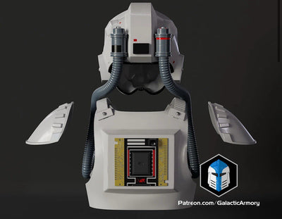 ATAT Pilot Fahrer Rüstung – Star Wars Cosplay DIY Kit – Ansicht 11