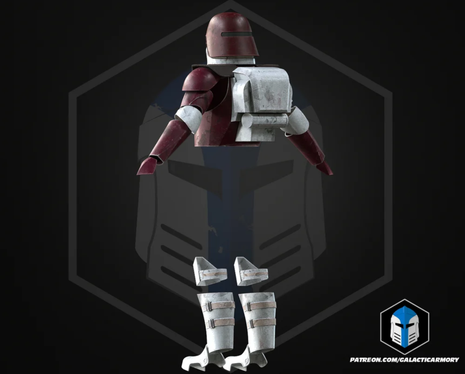 Galactic Marine Clone Trooper Rüstung Phase 2 Star Wars Cosplay Prop DIY armor3