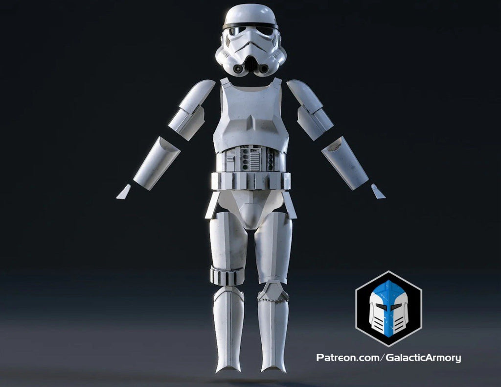 Stormtrooper Rüstung ohne Helm Star Wars Life Size | 3D Cosplay Prop DIY0