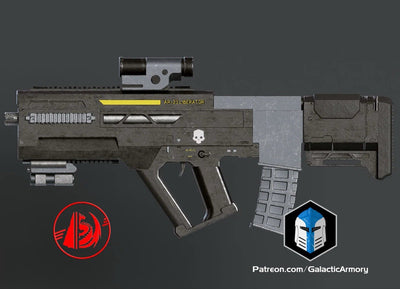 Helldivers 2 Liberator Helldivers 2 Blaster – Helldivers 2 Cosplay DIY Kit – Ansicht 10
