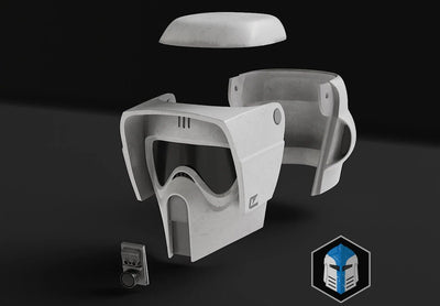 Scout Trooper Helm – Star Wars Cosplay DIY Kit – Ansicht 8