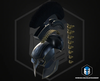 König Agamemnon King Agamemnon Homers Odyssee Helm – Star Wars Cosplay DIY Kit – Ansicht 2