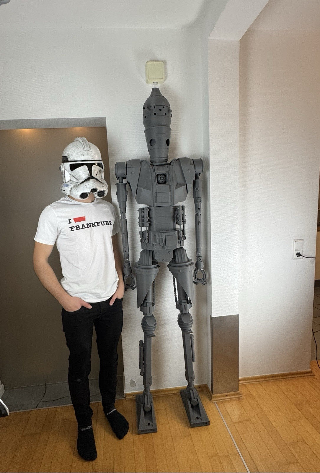 IG-11 Droide Star Wars Life Size (2,11m) | 3D Druck Cosplay / Display Prop DIY0