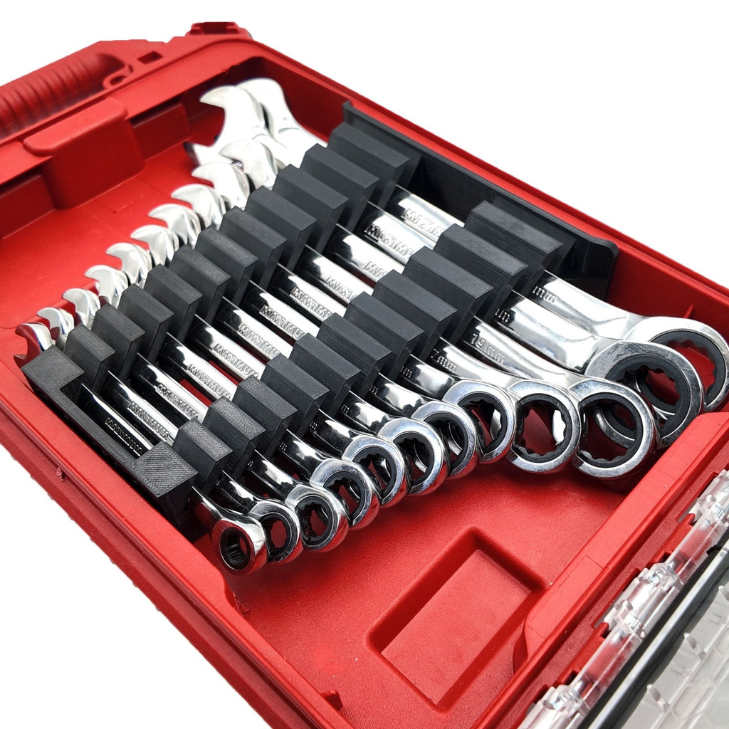 Milwaukee Schlüssel Organizer Einsatz Packout Compact 3D Druck Wrench Organizer4