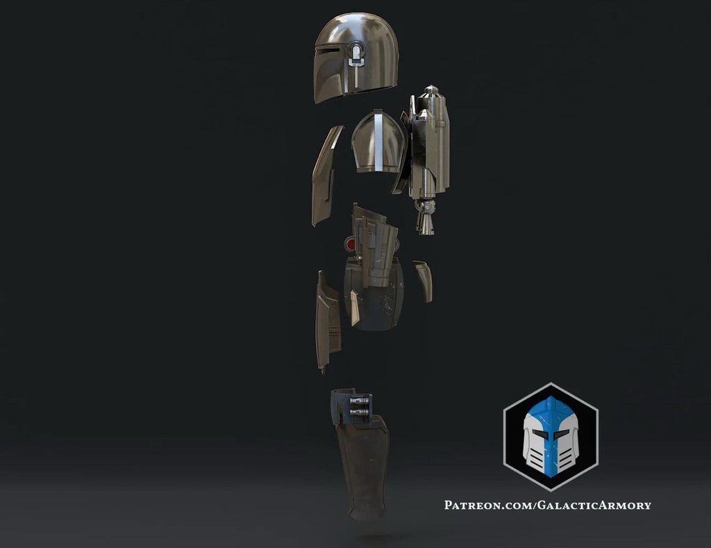Mandalorian Arm Rüstung links Star Wars DIY Cosplay Maßstab 1:17