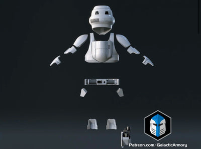 Scout Trooper Rüstung – Star Wars Cosplay DIY Kit – Ansicht 17