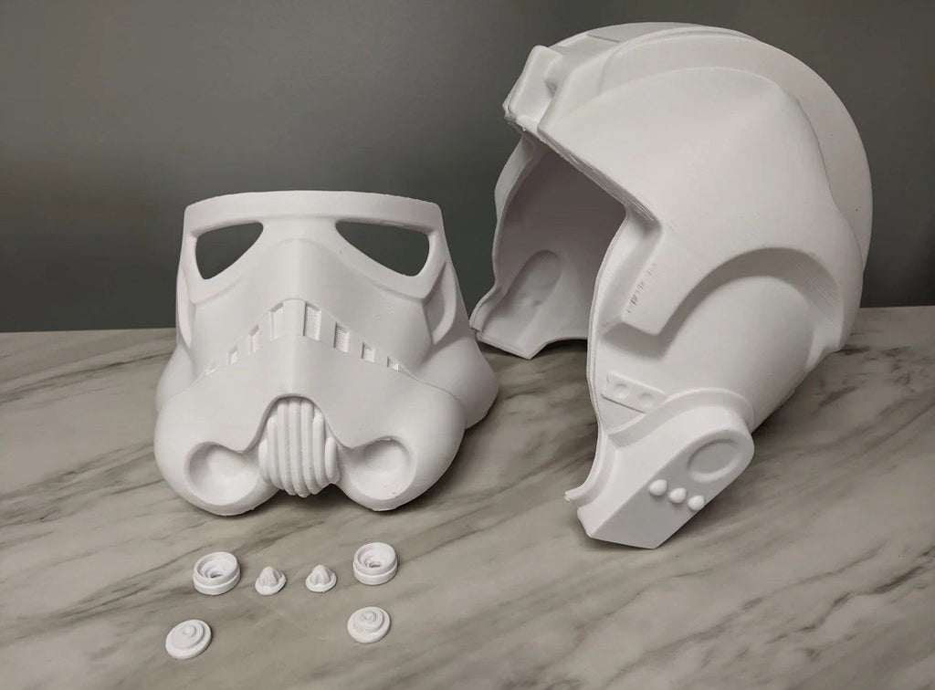 Tie Fighter Pilot Helmet Star Wars Life Size | 3D Cosplay Prop DIY2