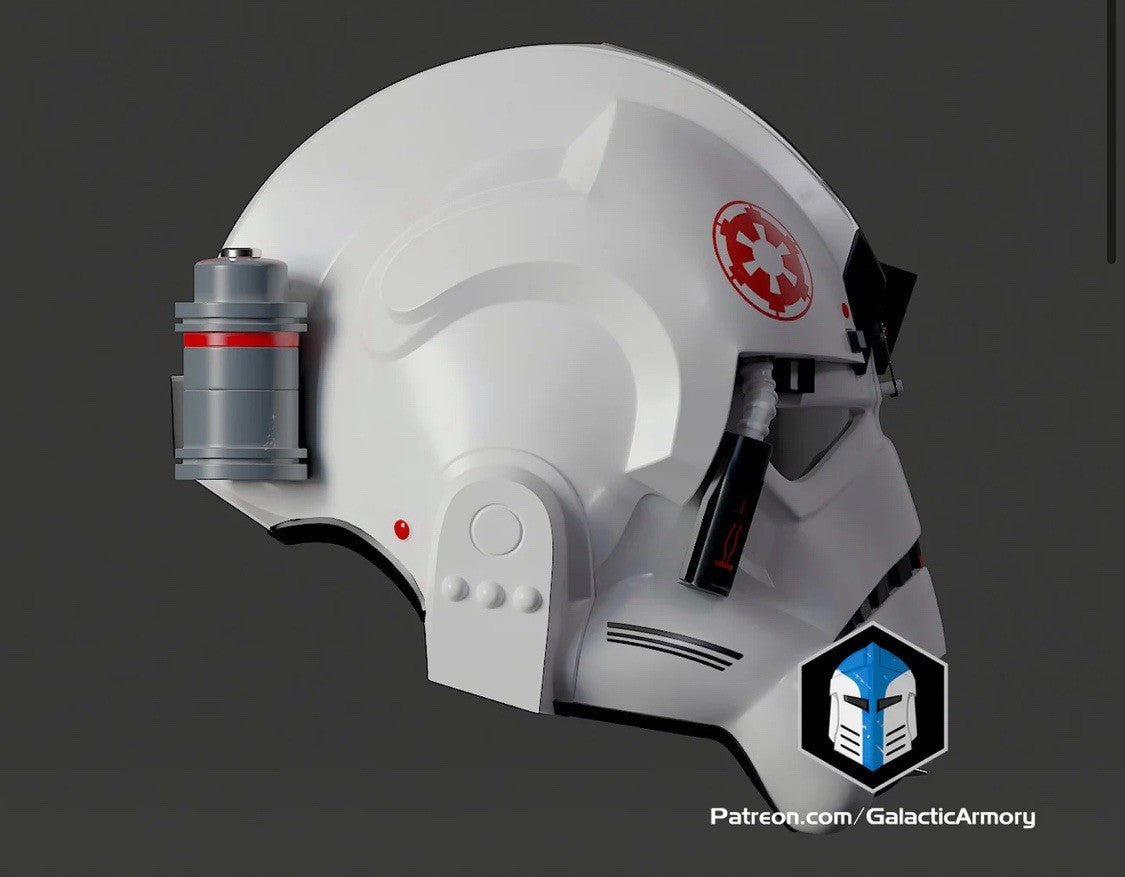 AT-AT Fahrer Helm Hauptteil in einem Stück Star Wars Cosplay DIY Maßstab 1:18