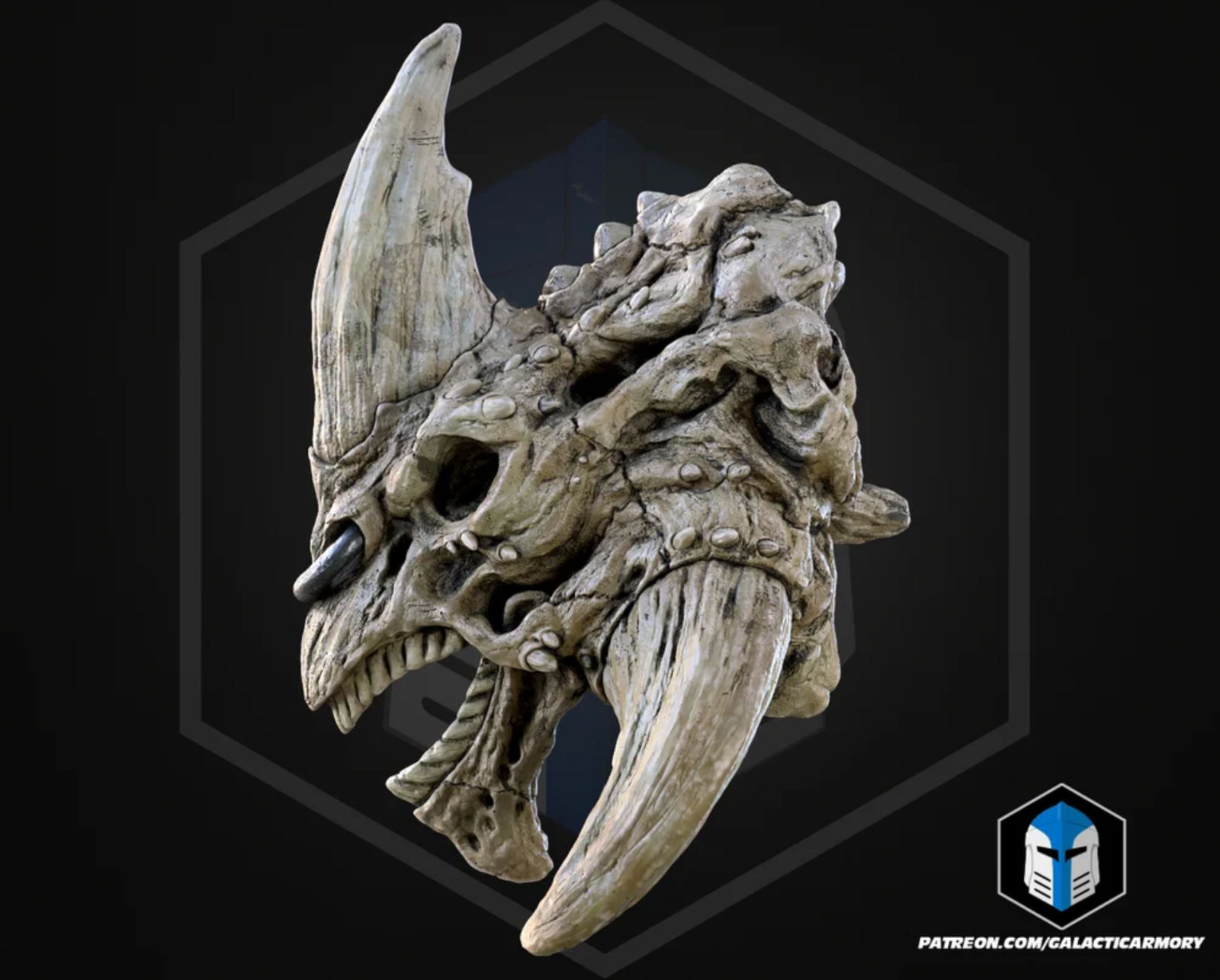 Reek Kopf /Skull Trophy 40 cm Star Wars Episode 2 | 3D Cosplay Prop DIY5