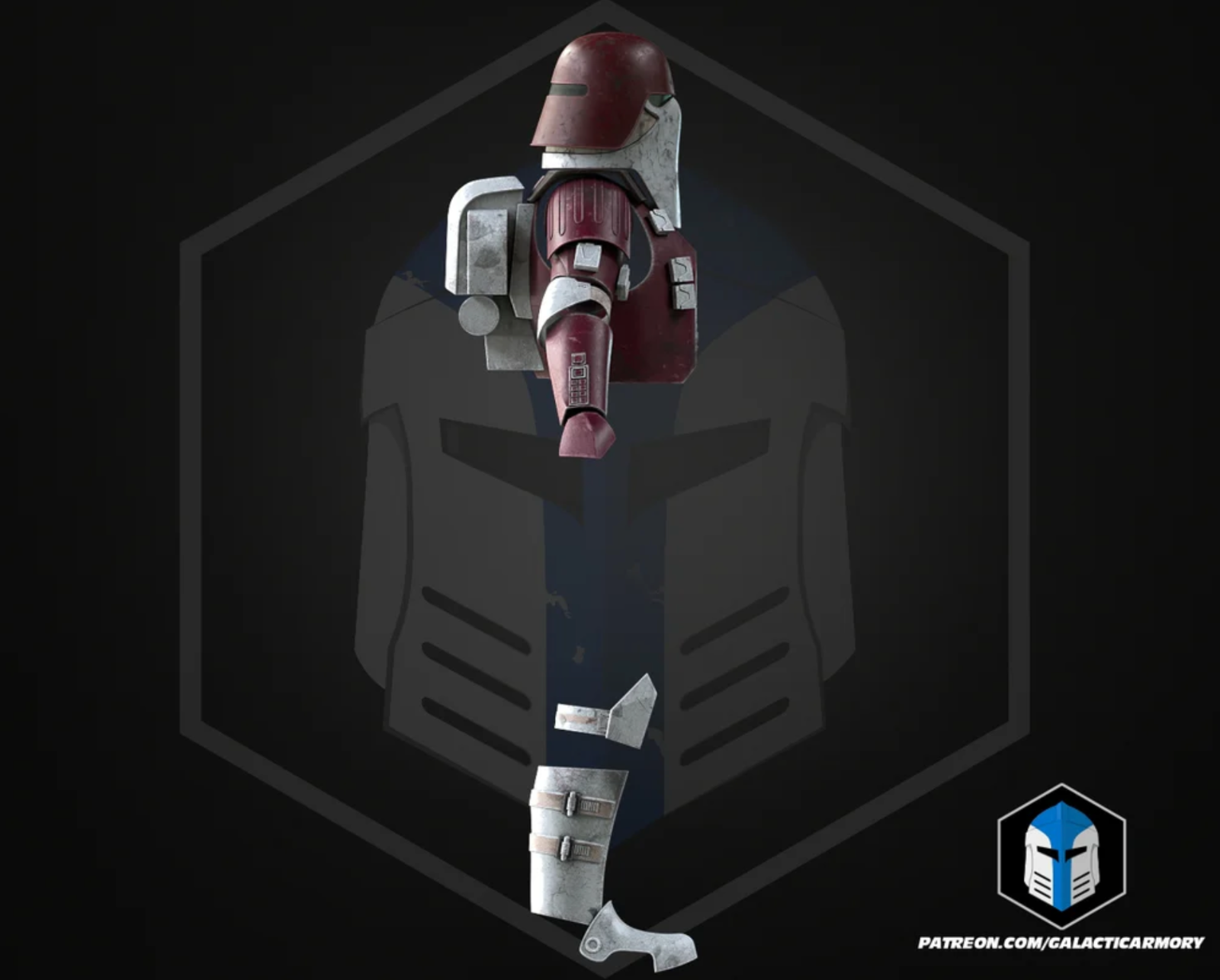 Galactic Marine Clone Trooper Rüstung Phase 2 Star Wars Cosplay Prop DIY armor6