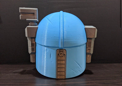 Heavy Mandalorian Helm – Star Wars Cosplay DIY Kit – Ansicht 6