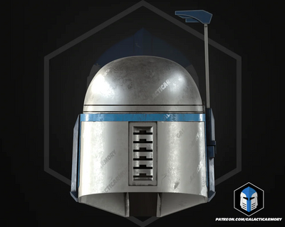 Jango Fett AOTC Fan Helm – Star Wars Cosplay DIY Kit – Ansicht 7