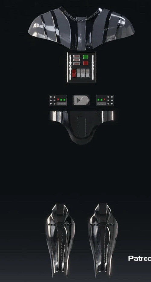 Darth Vader Schienbeinschoner Rüstungsteil Star Wars DIY Maßstab 1:1 Cosplay2