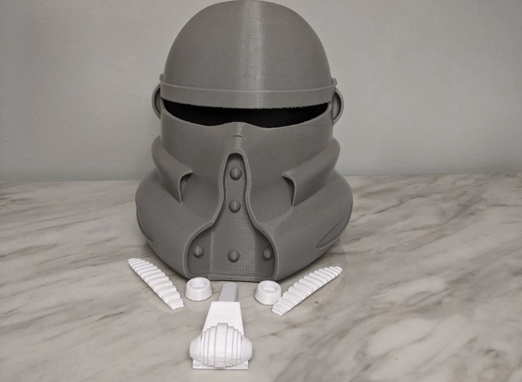 Purge Trooper Helm Hauptteil in einem Stück Star Wars DIY Cosplay Maßstab 1:11