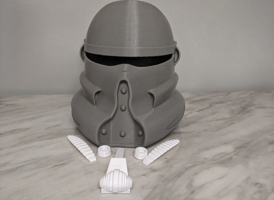 Purge Trooper Helm Hauptteil in einem Stück Star Wars DIY Cosplay Maßstab 1:11