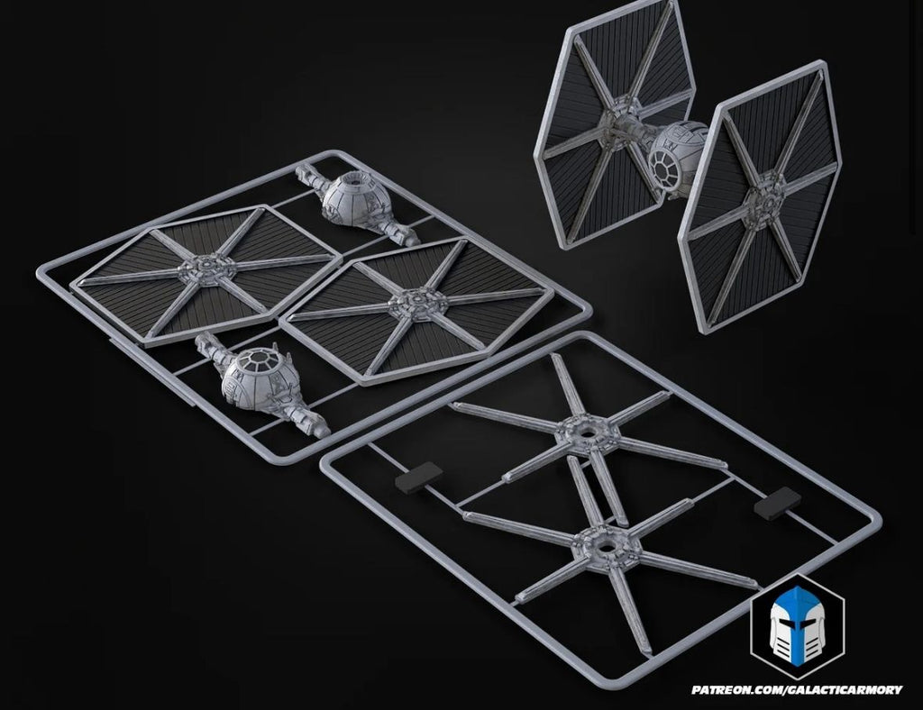 Tie Fighter 13,8cm Star Wars Modell Bausatz2